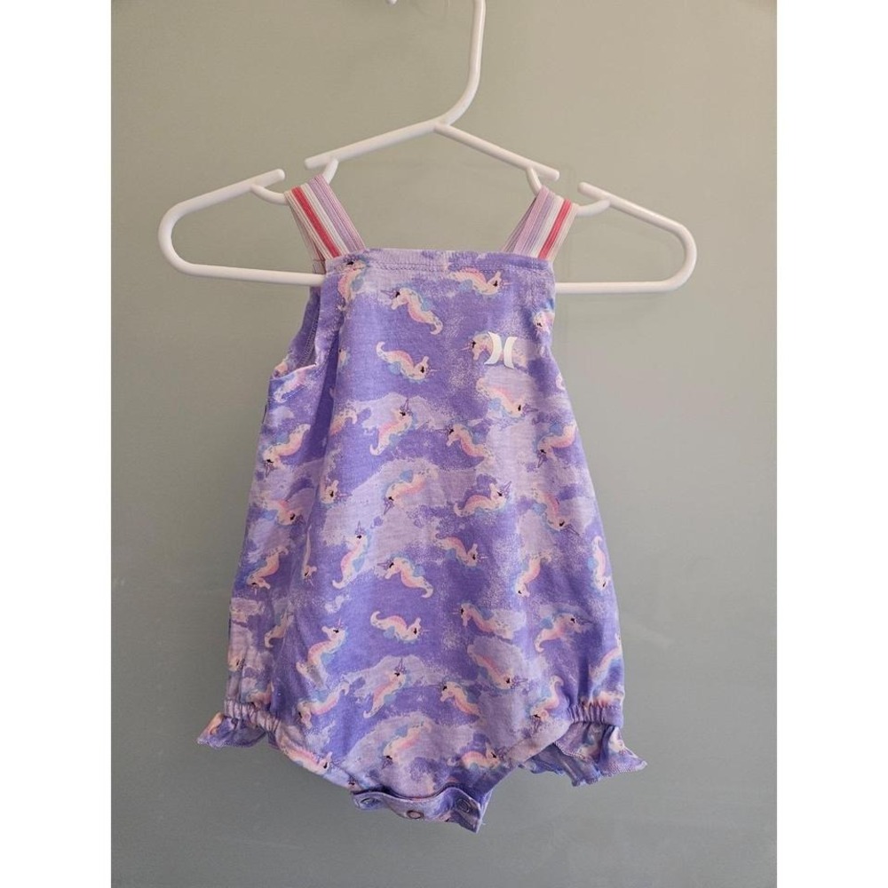 Hurley baby girl romper 6‎ mos